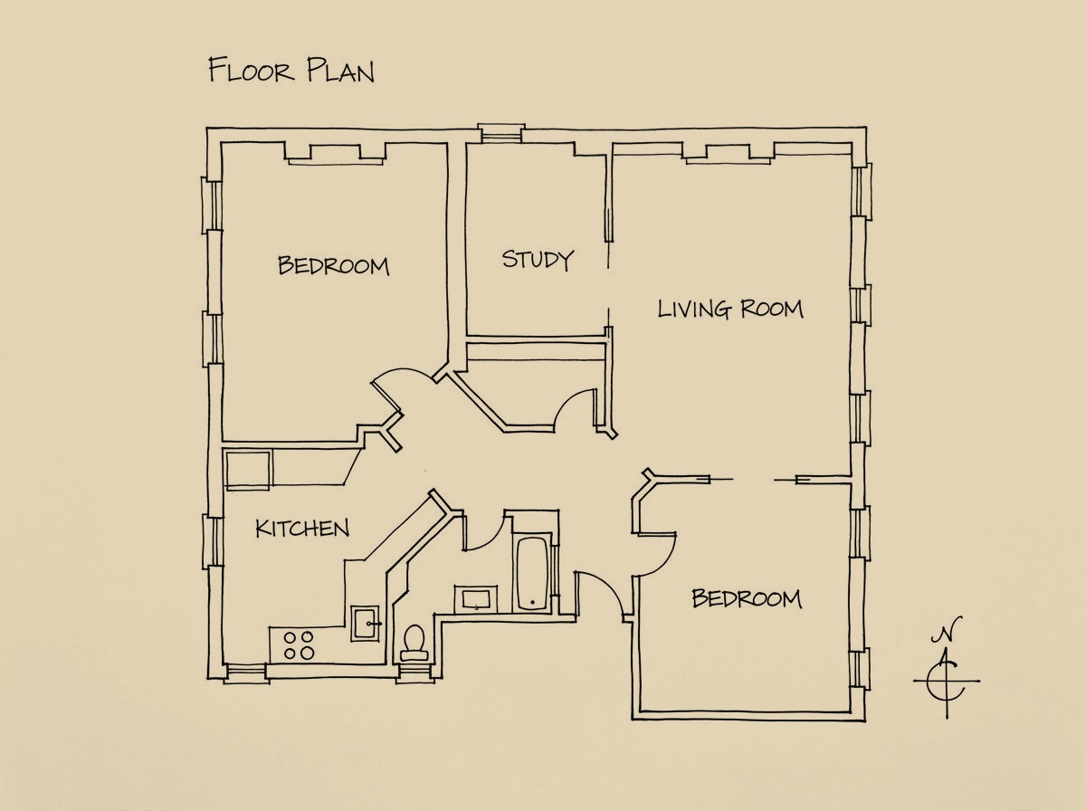 126 Greene Avenue #4W floor plan