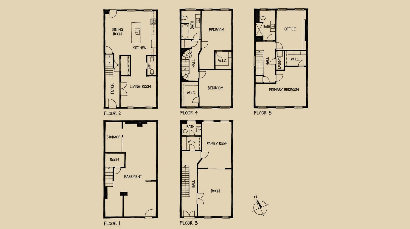 17 East 128th Street floor plan