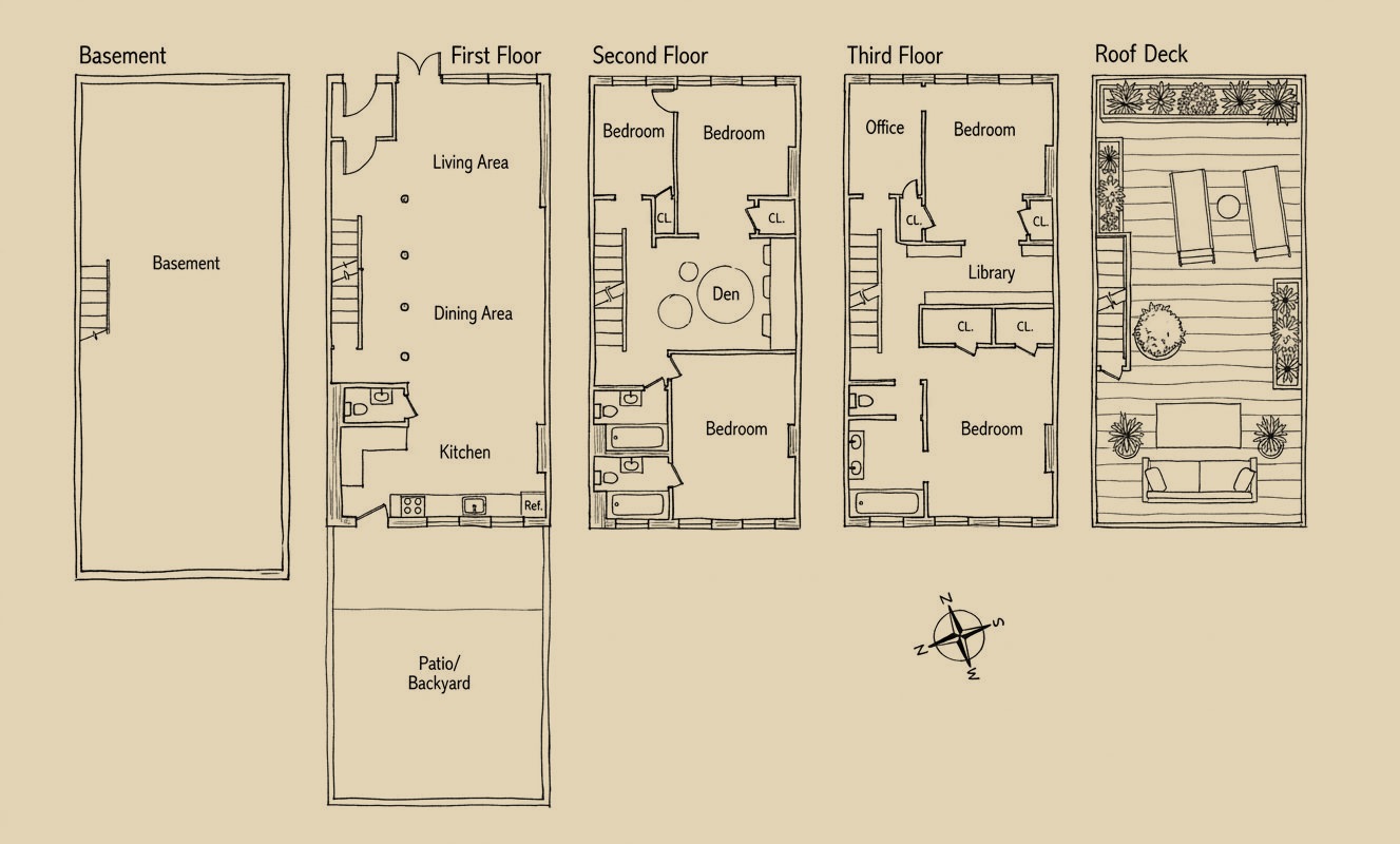 210 Hoyt Street floor plan