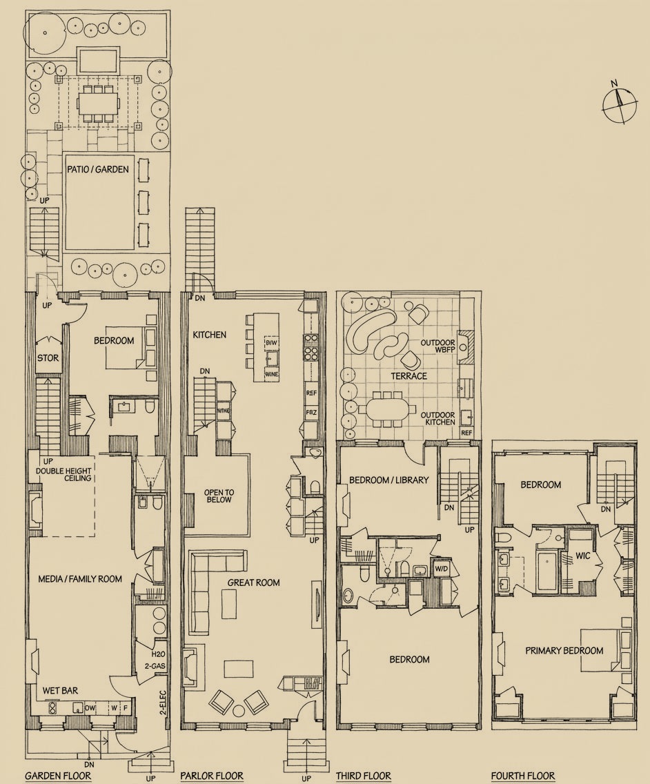 25 Vandam Street floor plan