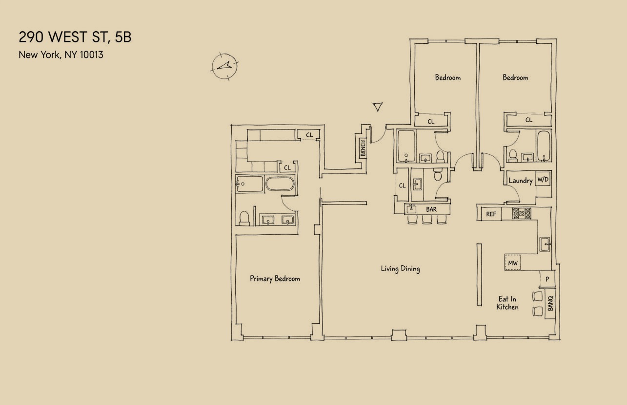 290 West Street floor plan