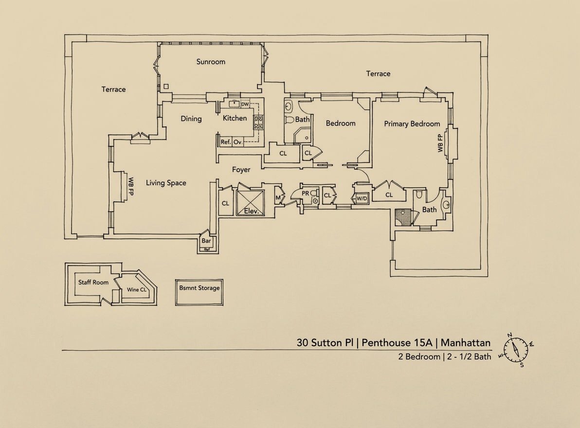 30 Sutton Place floor plan