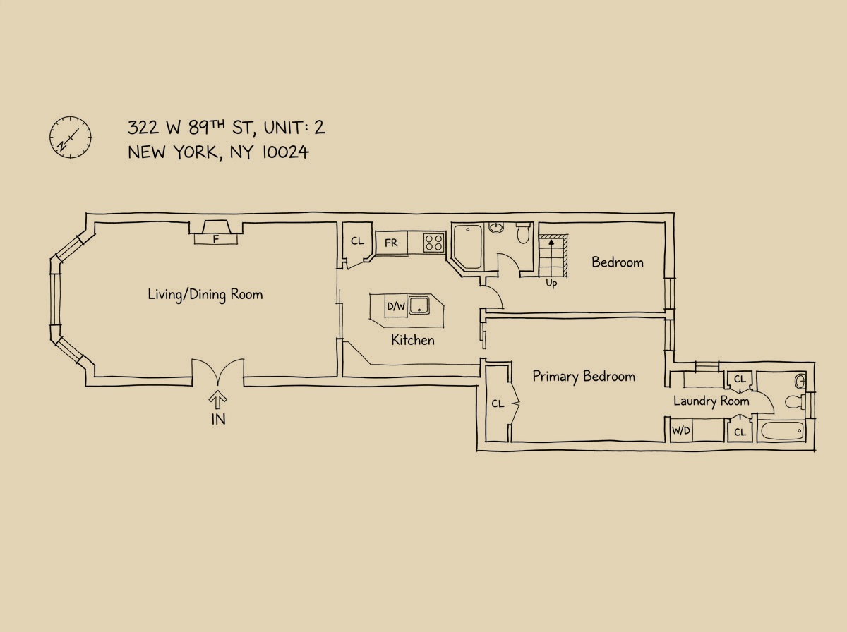 322 West 89th Street floor plan