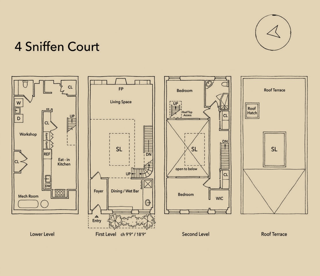 4 Sniffen Court floor plan