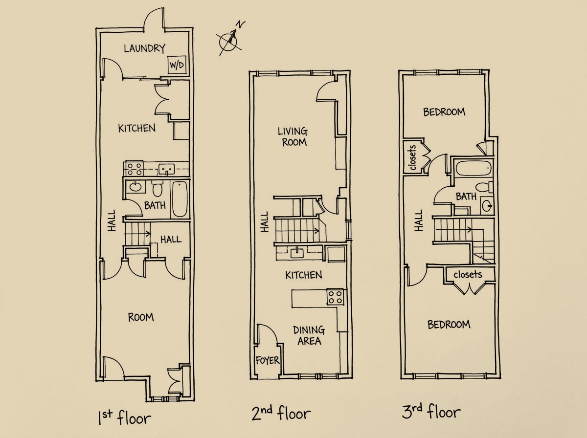 417A 18th Street floor plan