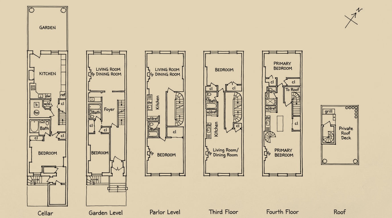 485 West 22nd Street floor plan