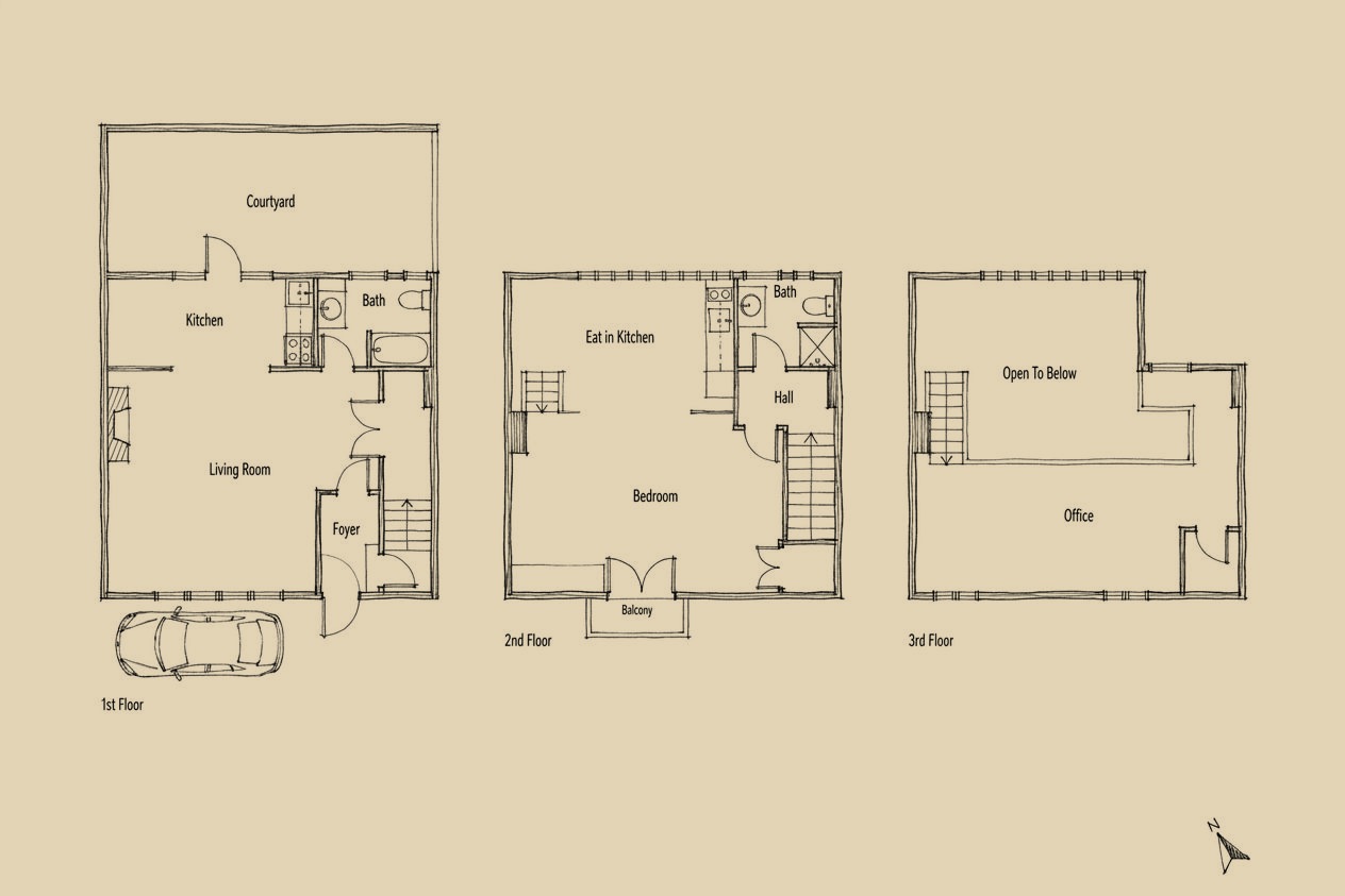 9 MacDougal Alley floor plan