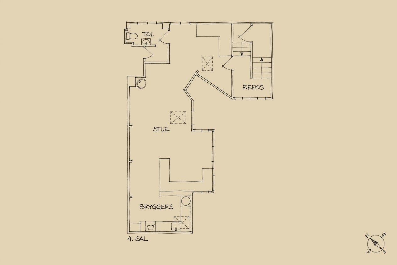 Gråbrødretorv 14 floor plan