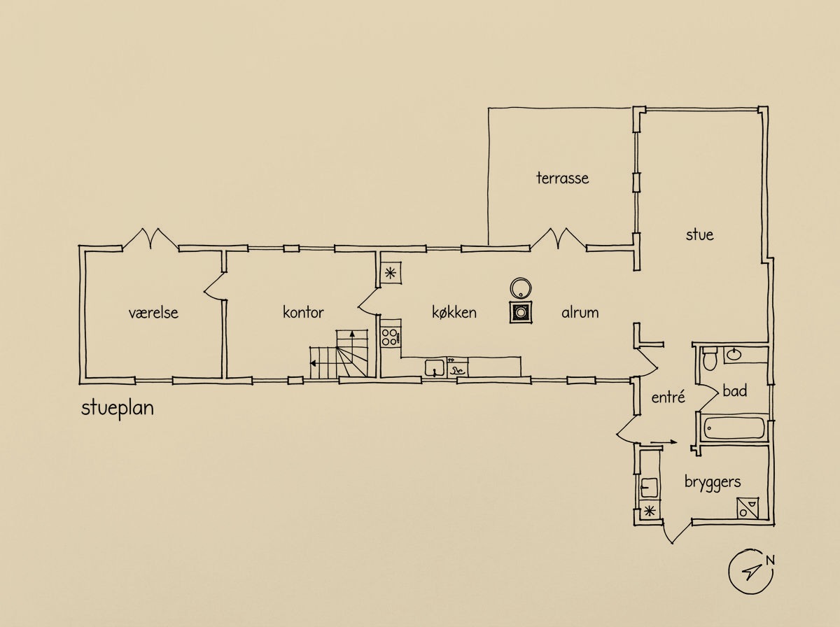 Sørupvej 54 floor plan