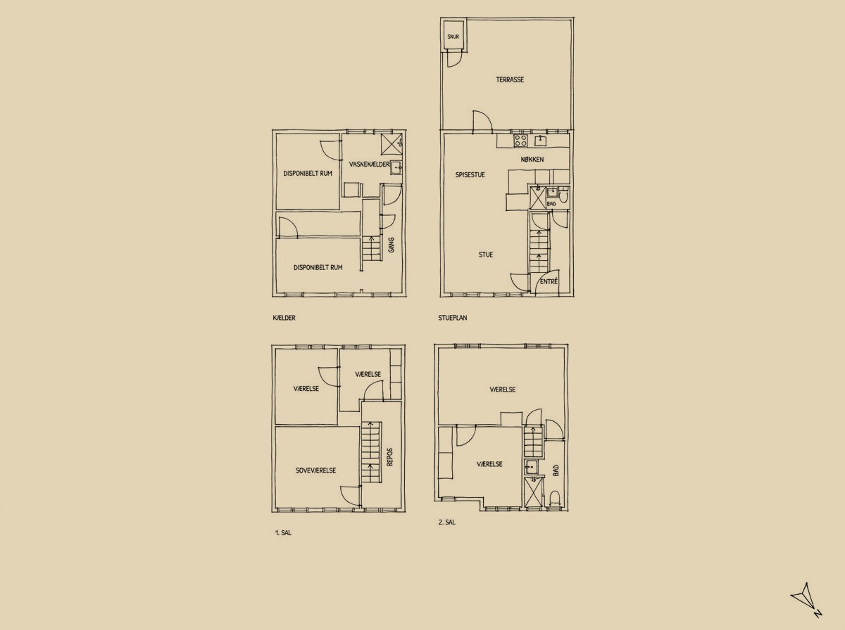 Voldmestergade 7 floor plan